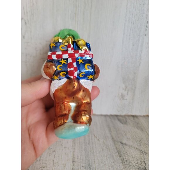 Radko gifts to Bears glass glitter ornament Xmas - Picture 5 of 8